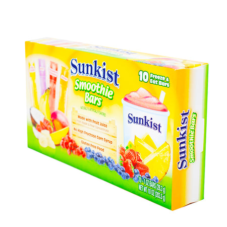 Sunkist Smoothie Freezer Pops 10ct 283.5g - 12 Pack