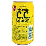 Suntory Vitamin C.C. Lemon Soft Drink 350mL (Japan) - 24 Pack