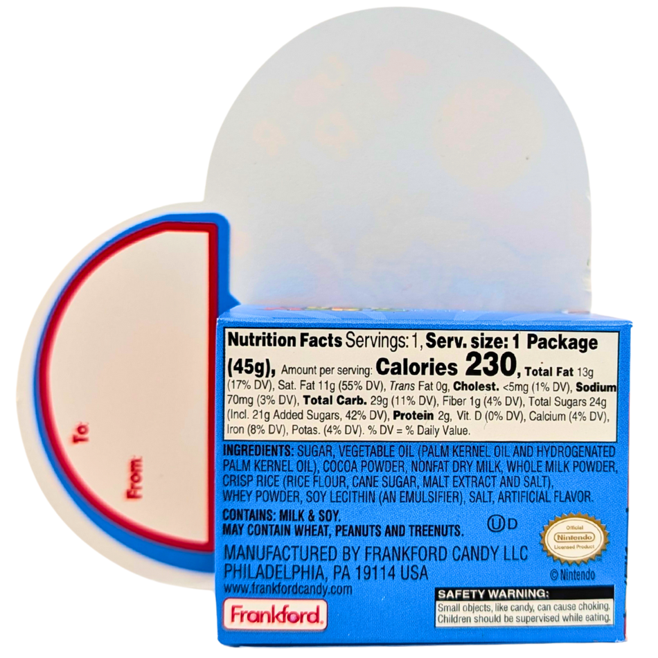 Super Mario Chocolaty Crispy Hearts 45g - 24 Pack