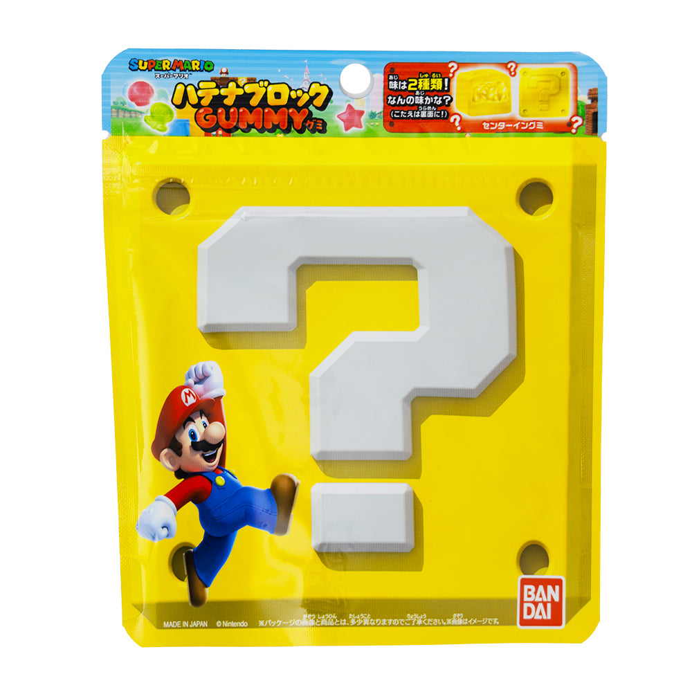 Bandai Super Mario Msytery Gummy Block (Japan) 37g - 10 Pack