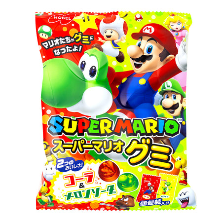 Super Mario Gummy Cola Melon (Japan)  85g - 6 Pack