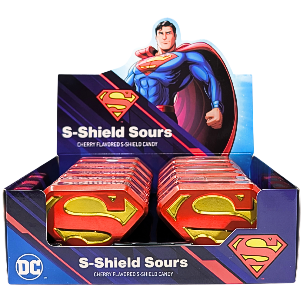 Superman S-Shield Sours 17g - 12 Pack