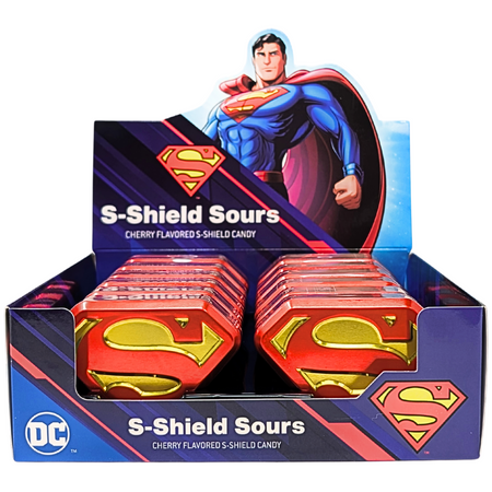 Superman S-Shield Sours 17g - 12 Pack