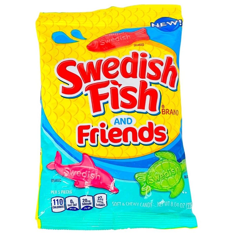 Swedish Fish & Friends 8.04oz - 12 Pack