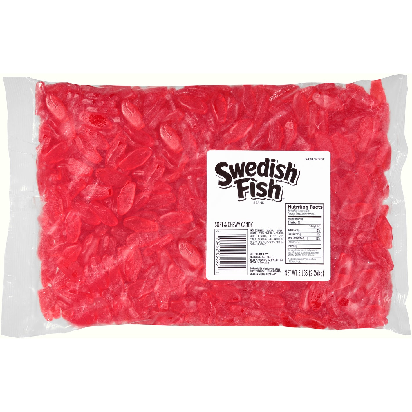 Swedish Fish Bulk Candy 5 lbs - 1 Bag