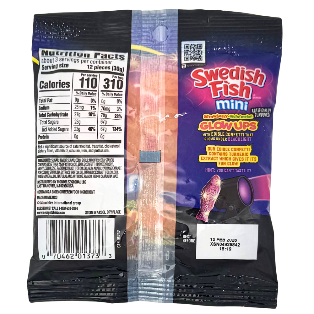 Swedish Fish Glowups 3.08oz - 12 Pack
