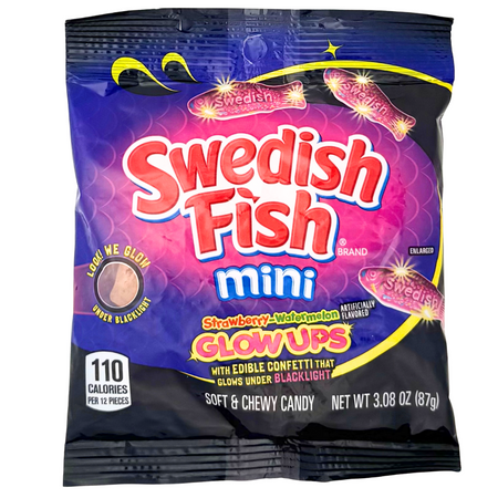 Swedish Fish Glowups 3.08oz - 12 Pack