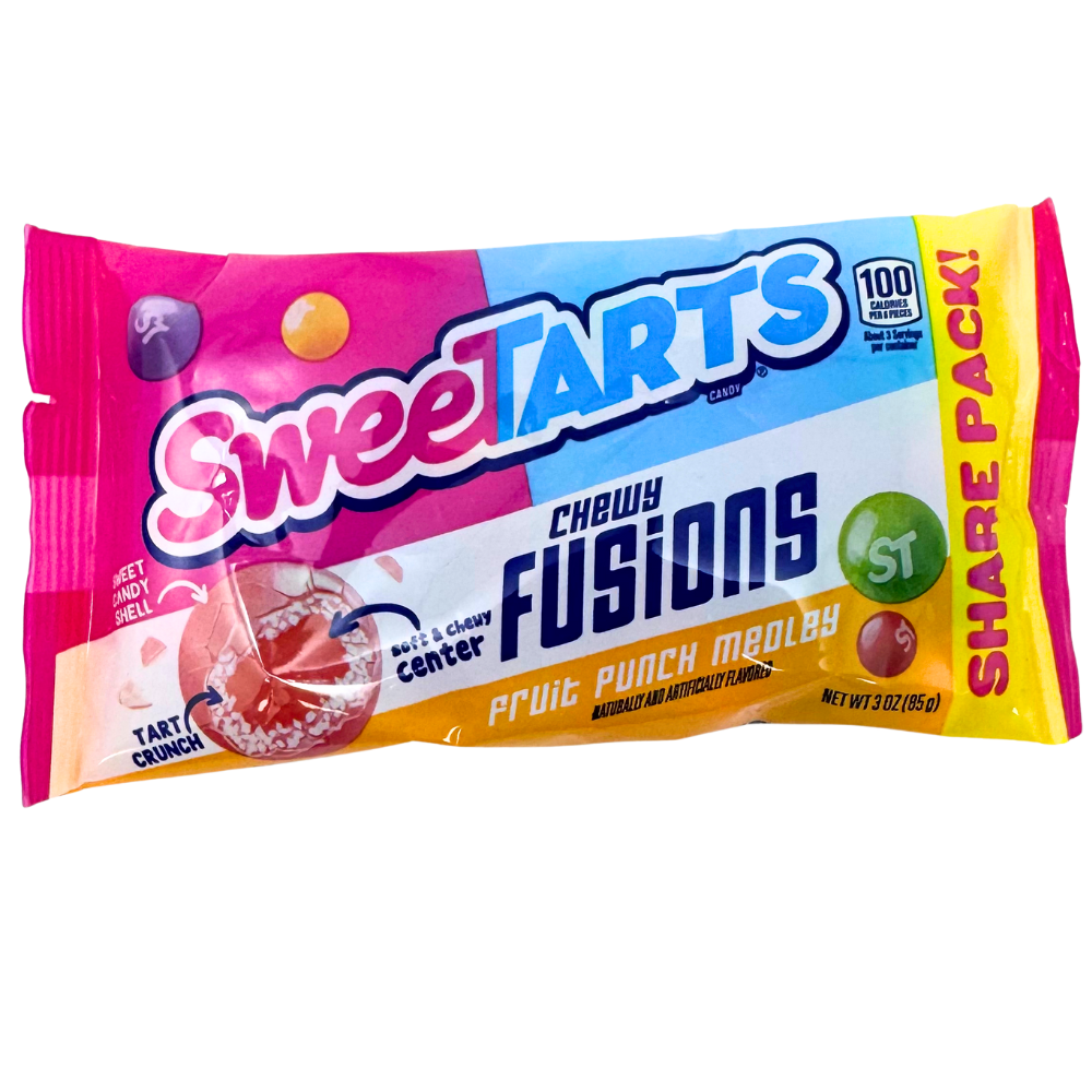 Sweetarts Chewy Fusion Fruit Punch Medley 3oz - 12 Pack