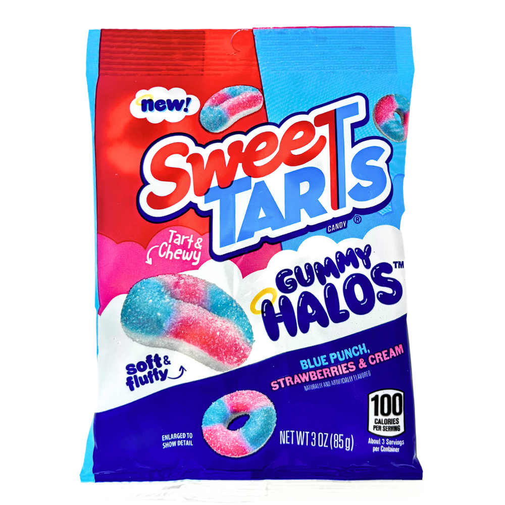 Sweetarts Gummy Halos - 3oz - 12 Pack - Wonka - Wonka Candy