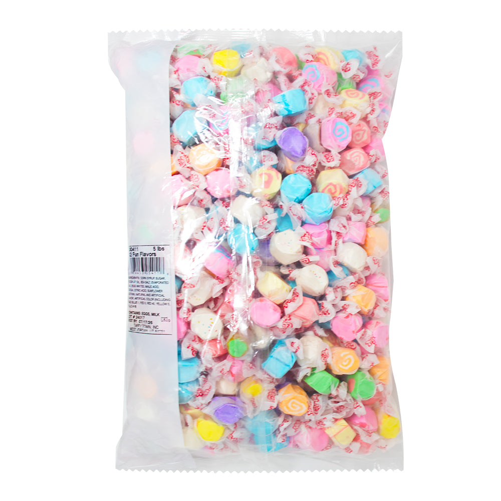 Salt Water Taffy Assorted 5 lbs. - 1 Bag  Nutrition Facts Ingredients