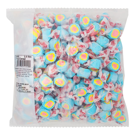 Salt Water Taffy Fruity Cereal 2.5lbs - 1 Bag  Nutrition Facts Ingredients