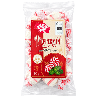 Taffy Town Peppermint Taffy 90g - 9 Pack