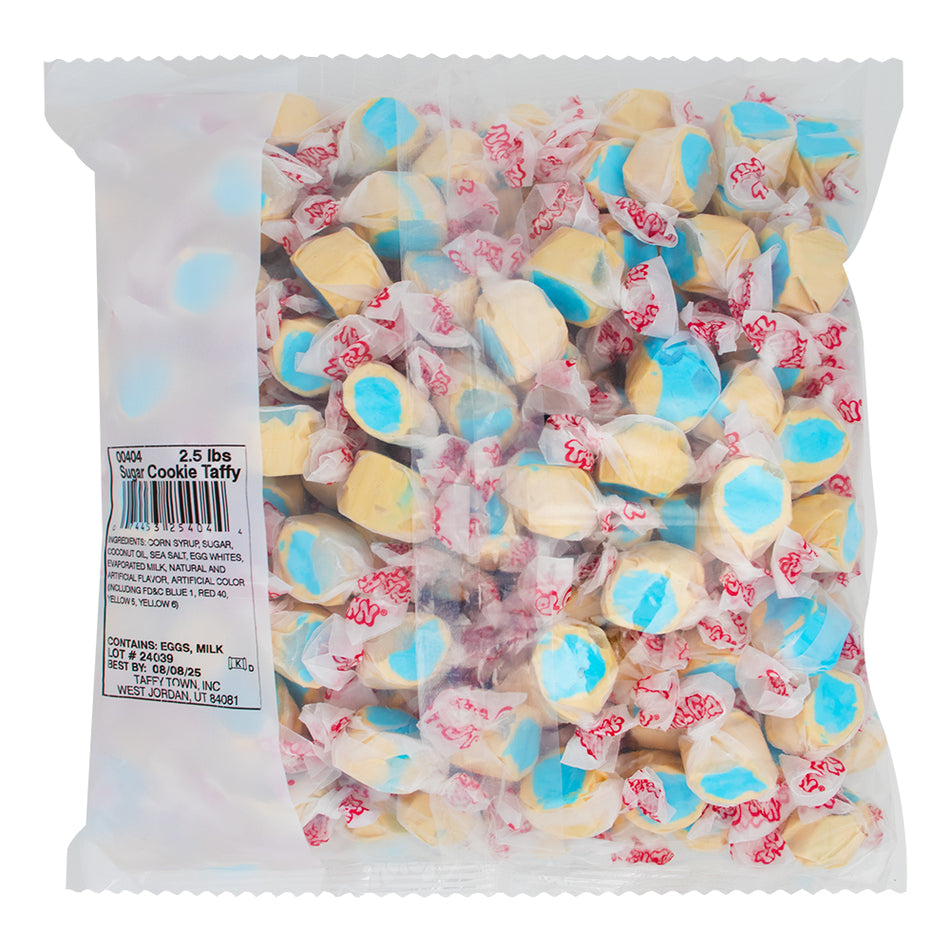 Salt Water Taffy Sugar Cookies 2.5lbs - 1 Bag  Nutrition Facts Ingredients