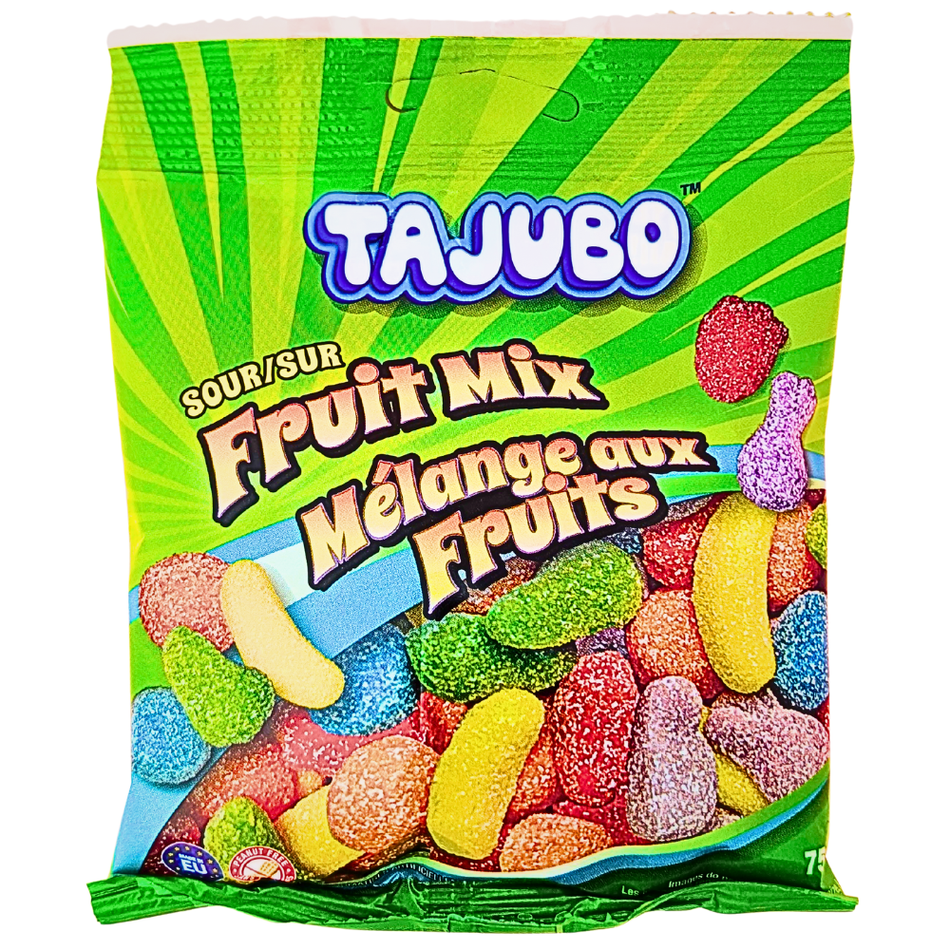 Tajubo Sour Fruit Mix 75g - 12 Pack