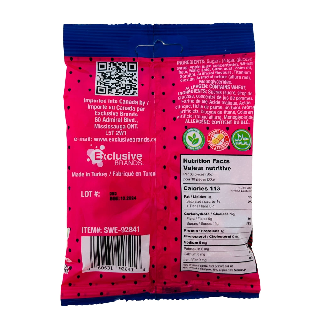 Tajubo Sour String Strawberry 80g - 12 Pack| iWholesaleCandy