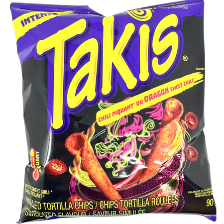 Takis Dragon Spicy Sweet Chili 90g - 18 Pack