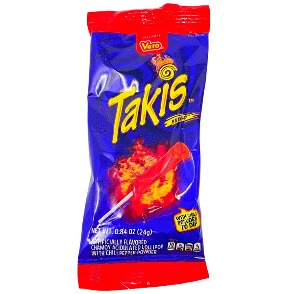 Takis Fuego Lollipop 24g (Mexico) - 20 Pack