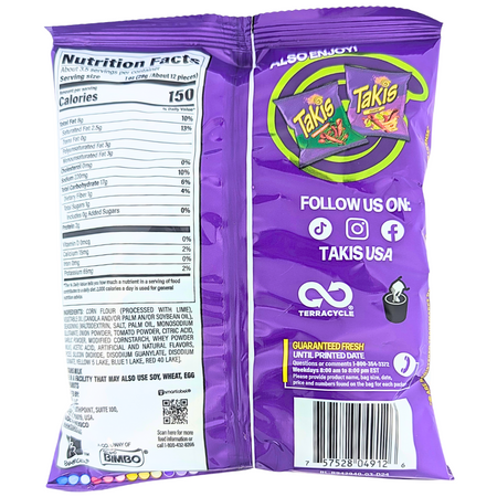 Takis Guacamole 3.25oz - 20 Pack