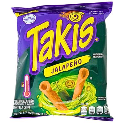 Takis Jalapeno 3.25oz - 20 Pack