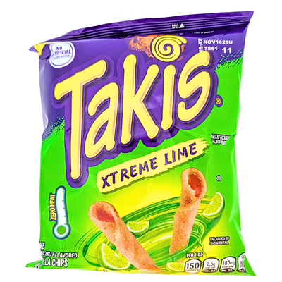 Takis Xtreme Lime 3.25oz - 20 Pack