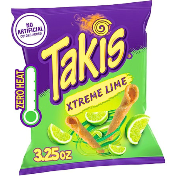 Takis Xtreme Lime 3.25oz - 20 Pack