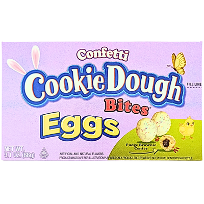 Taste of Nature Confetti Egg Cookie Dough Bites Theatre Pack 3.1oz - 12 Pack