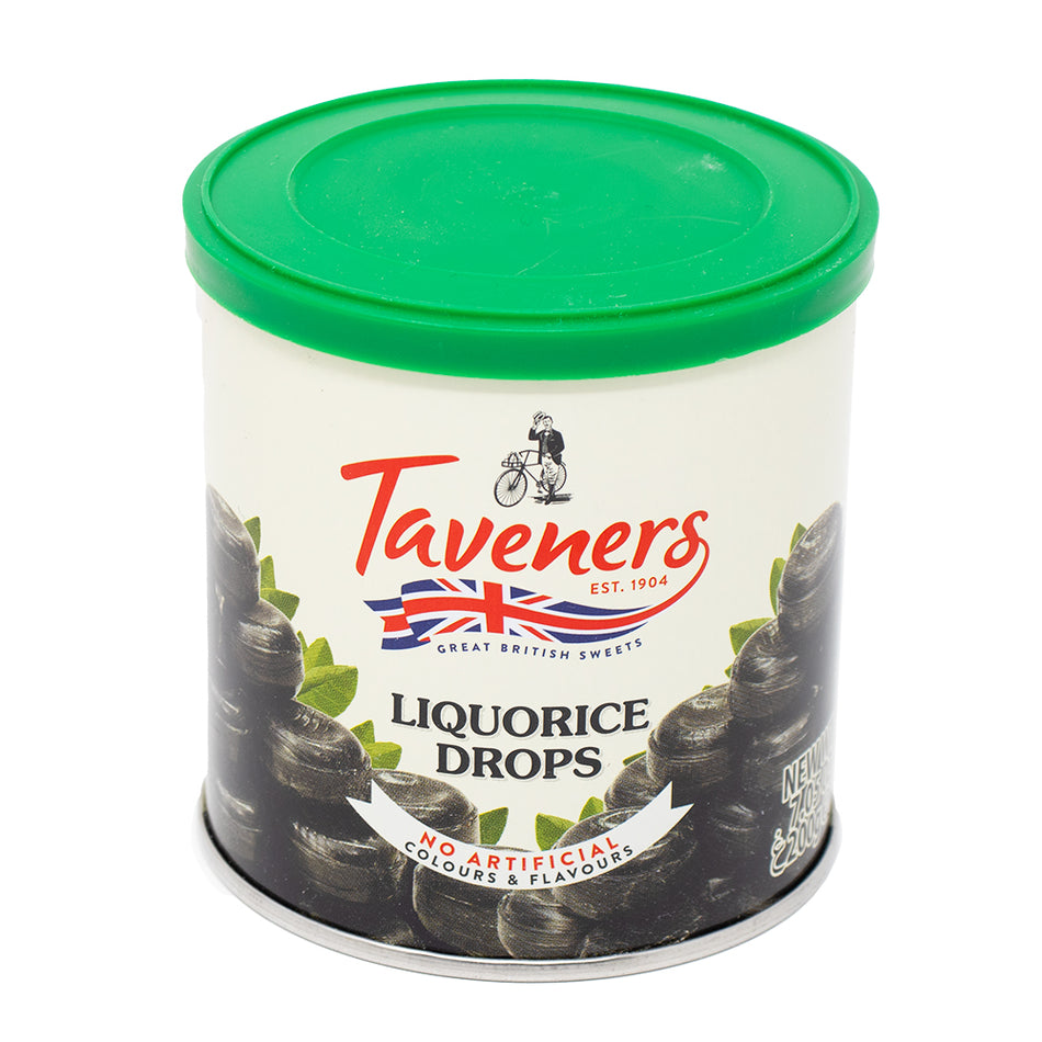 Taveners Liquorice Drops - 12 Pack