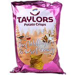 Taylors Beef Wellington & Port Gravy Crisps 150g (UK) - 8 Pack