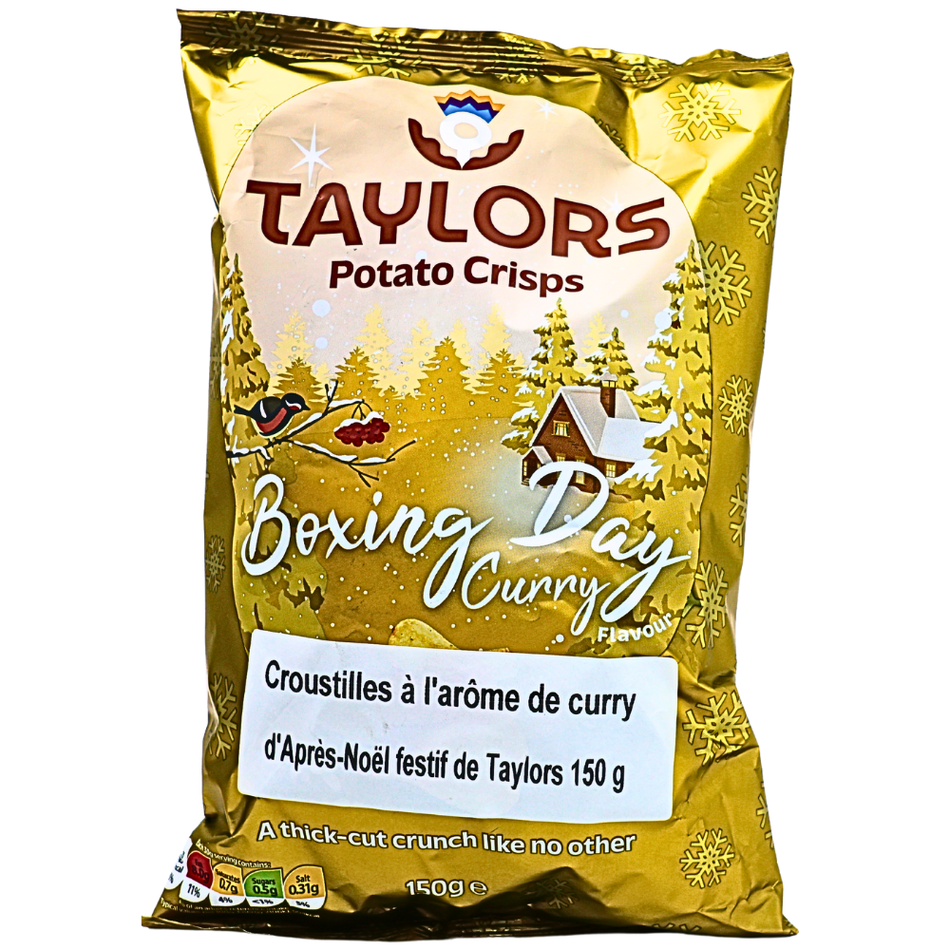 Taylors Boxing Day Curry Crisps 150g (UK) - 8 Pack