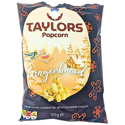 Taylors Gingerbread Popcorn 155g (UK) - 8 Pack