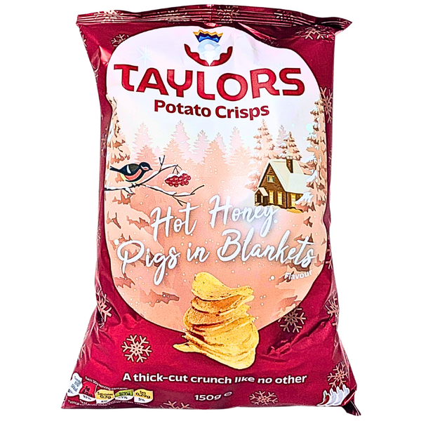 Taylors Hot honey Pigs in Blankets Crisps 150g (UK) - 8 Pack