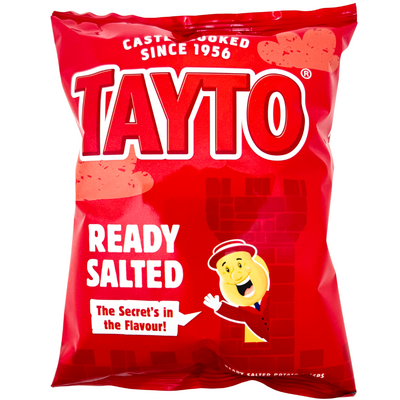 Tayto Ready Salted Chips 32.5g (UK) - 32 Pack