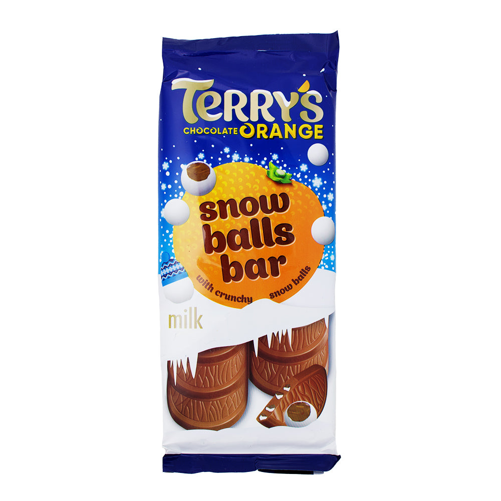 Terry's Chocolate Orange Snowballs Bar 90g - 20 Pack | iWholesaleCandy.ca