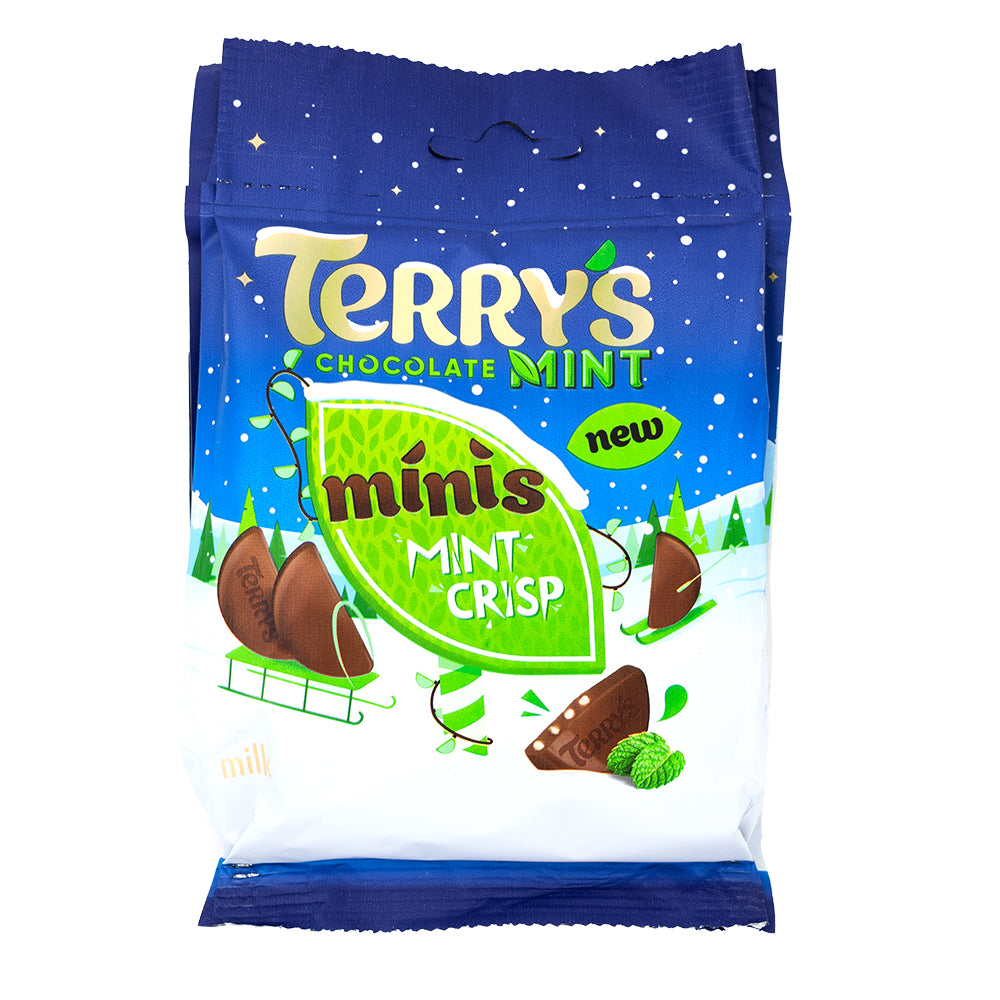 Terry's Chocolate Mint Crisps Minis (UK) 80g - 10 Pack 