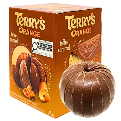 Terry's Chocolate Orange Toffee Chocolate Ball 145g - 12 Pack