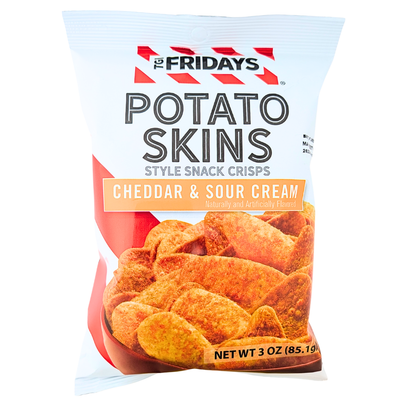 TGI Fridays Potato Skins Cheddar & Sour Cream 3oz - 6 Pack