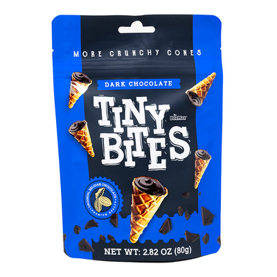 Tiny Bites Dark Chocolate Waffle Cone 2.82 oz- 12 Pack