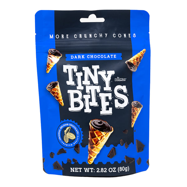 Tiny Bites Dark Chocolate Waffle Cone 2.82 oz- 12 Pack