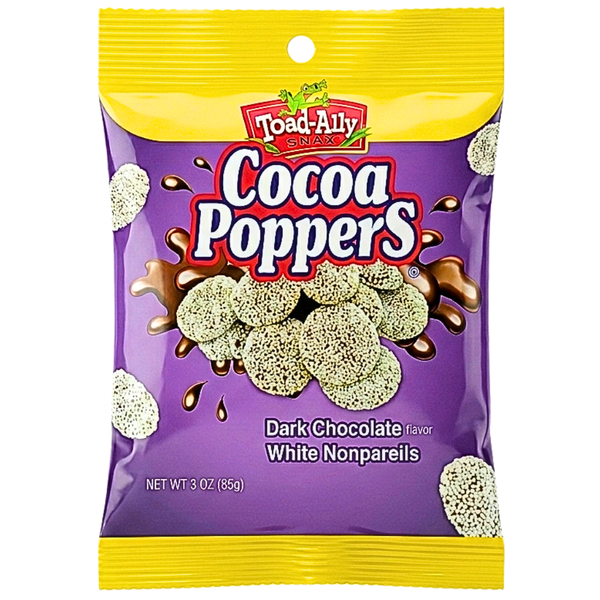 Toad-Ally Cocoa Poppers 3oz  - 24 Pack