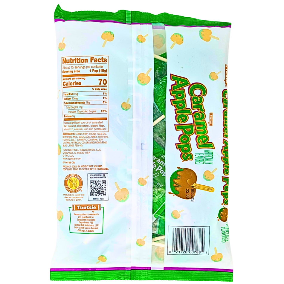 Tootsie Caramel Apple Pops Bag 9.4oz - 1 Bag