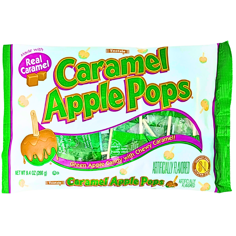 Tootsie Caramel Apple Pops Bag 9.4oz - 1 Bag