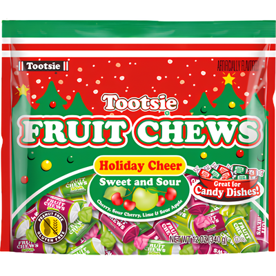 Tootsie Fruit Chews Holiday Cheer 12oz - 1 Bag