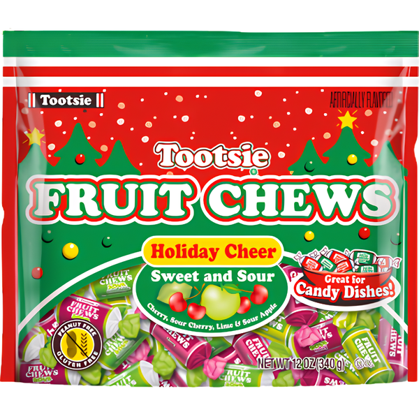 Tootsie Fruit Chews Holiday Cheer 12oz - 1 Bag