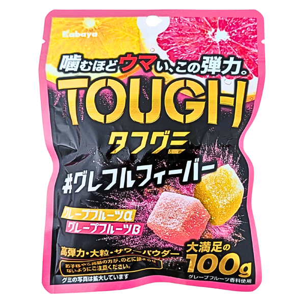 Tough Gummy Grapefruit 100g (Japan) - 6 Pack