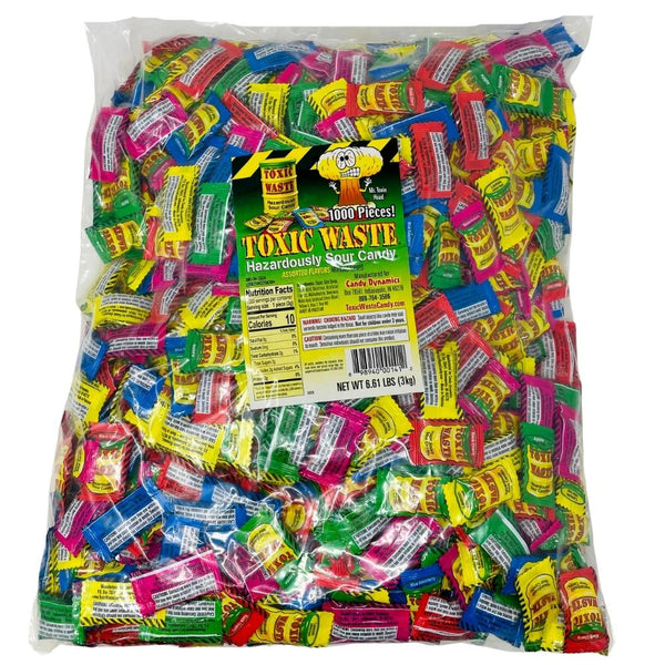 Toxic Waste Assorted Hazardously Sour Candy 3kg | iWholesaleCandy.ca