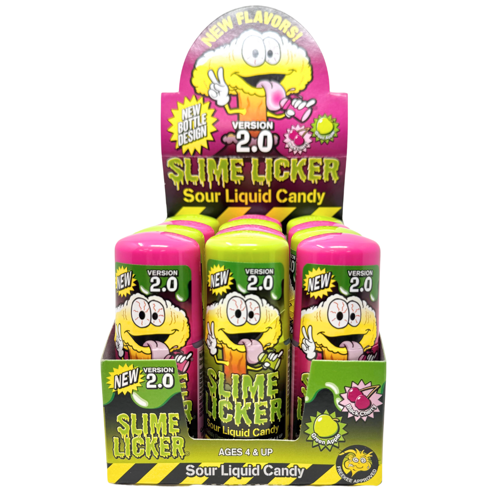 Toxic Waste Slime Licker Sour Liquid Candy 2.0 2oz - 12 Pack
