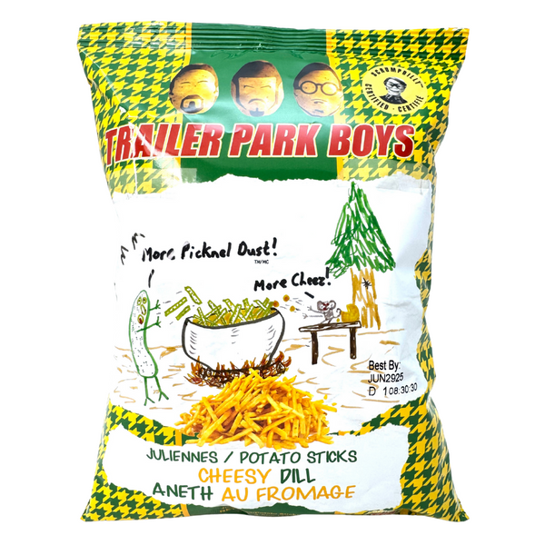 Trailer Park Boys Potato Sticks Cheesy Dill 3.5oz - 15 Pack