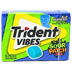 Trident Vibes Sour Patch Kids Blue Raspberry 14pcs - 9 Pack