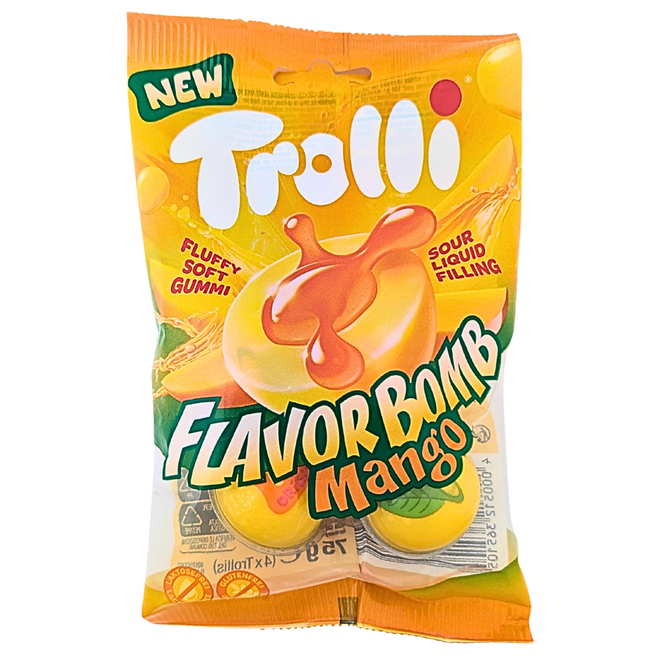 Trolli Flavor Bomb Mango 75g (Germany) - 21 Pack