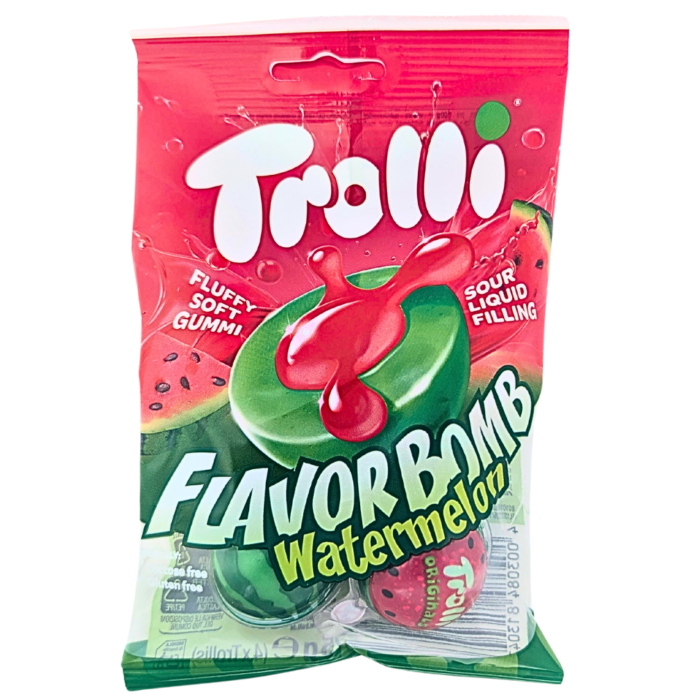 Trolli Flavor Bomb Watermelon 75g (Germany) - 21 Pack
